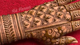 Back Hand Mehndi Design 2025 | Simple back side mehndi design | Mehandi design full | Mehndi cone