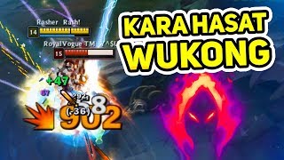 KARA HASAT WUKONG JUNGLE! YASUO'YU 1V1'DE KESTİM! 3 VURUŞTA YOK EDİYOR!