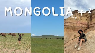 MONGOLIA VLOG | EP. 2 | Bathroom Breaks by the Road in Mongolia, Try Camel Meat for the First Time!!