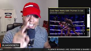 CONOR BENN SHIFTS HIS FOCUS FROM ADRIEN BRONER TO NOW KEITH THURMAN! CLAIMS THURMAN IS MUST SEE!
