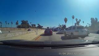 hit and run on 101 S at Melrose