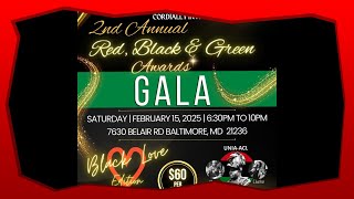 UNIA Baltimore RED, BLACK, and GREEN Gala and Awards 2025