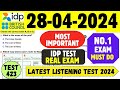 IELTS Listening Practice Test 2024 with Answers | 28.04.2024 | Test No - 423