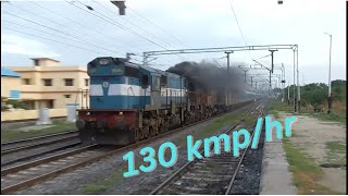 SMOKING,HONKING DIESEL LOCOMOTIVE -WDM-3D