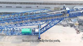 Mobile heavy duty shiploader for Panamax, Handymax and Capasize