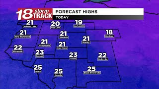 Temperatures to continue the up and down trend over the next seven days