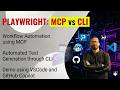3. Playwright MCP vs CLI in VS Code + GitHub Copilot
