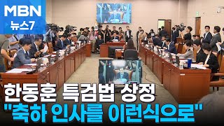 전당대회 끝나자 '한동훈 특검법' 청문회 추진…여당 \