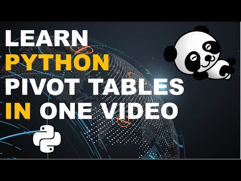 Pivot Tables In Python Using Pandas - YouTube