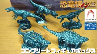 【古生物玩具】恐竜博2023コンプリートフィギュアボックス【シャイニー・ジェイドカラー】海洋堂