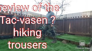 review of budget Tac-vasen hiking trousers