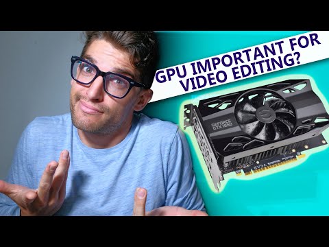 Does a graphics card help with video editing?