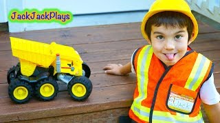 Dump Truck Surprise Toy Unboxing - Playing with Matchbox Rocky Robot for Kids