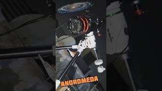 Andromeda Galaxy Live Through Telescope #shorts