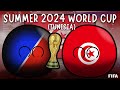 2024 Summer World Cup (Tunisia) in Countryballs - Simulation!