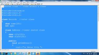 Nested Class In C++