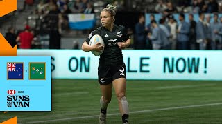 Michaela Brake makes HISTORY! | New Zealand v Ireland | HSBC SVNS Vancouver 2025 | Match Highlights