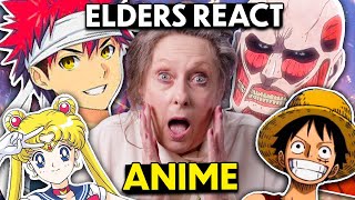Elders React To Popular Anime! (One Piece, Hunter X Hunter, Naruto, Attack On Ti