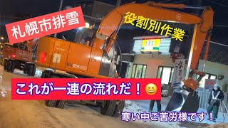 【除雪車】役割別に仕事をするはたらくくるま