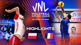 🇵🇱 POL vs. 🇫🇷 FRA - Highlights Week 1 | Men's VNL 2023