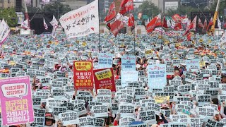 공공비정규직 파업 이틀째…2,500여개교 급식중단 / 연합뉴스TV (YonhapnewsTV)