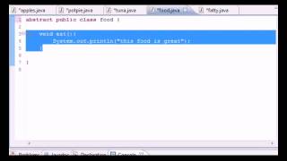 Java Programming Tutorial 56 Abstract and Concrete Classes