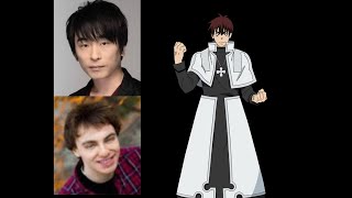 Anime Voice Comparison- Rekka Hoshimiya (Fire Force)