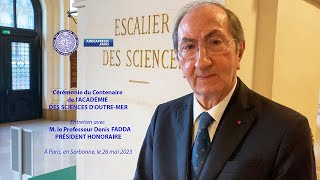 #100ASOM #Sorbonne - Cérémonie du Centenaire de l'ACADÉMIE DES SCIENCES D'OUTRE-MER, le 26 mai 2023