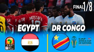 Egypt vs RD Congo | 1/8 FINAL CAF African Cup Of Nations | Full Match & All Goals PES 2021