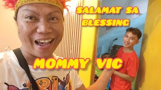 ANOTHER BLESSING PARA SA ROOM BOY BIGAY NI MOMMY VIC