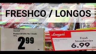 FRESHCO \u0026 LONGO's Shopping Tour - Toronto, Canada | 4K