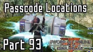 Sword Art Online: Fatal Bullet - Lost Gate Passcode Locations [Part 93/DLC3]