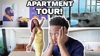 OUR FURNISHED LUXURY APARTMENT TOUR!!!