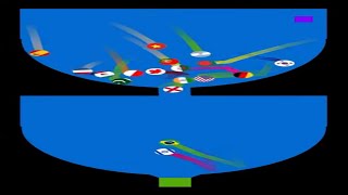Elimination Marble Race Countries #1 #countryballs #marblerace #countryball