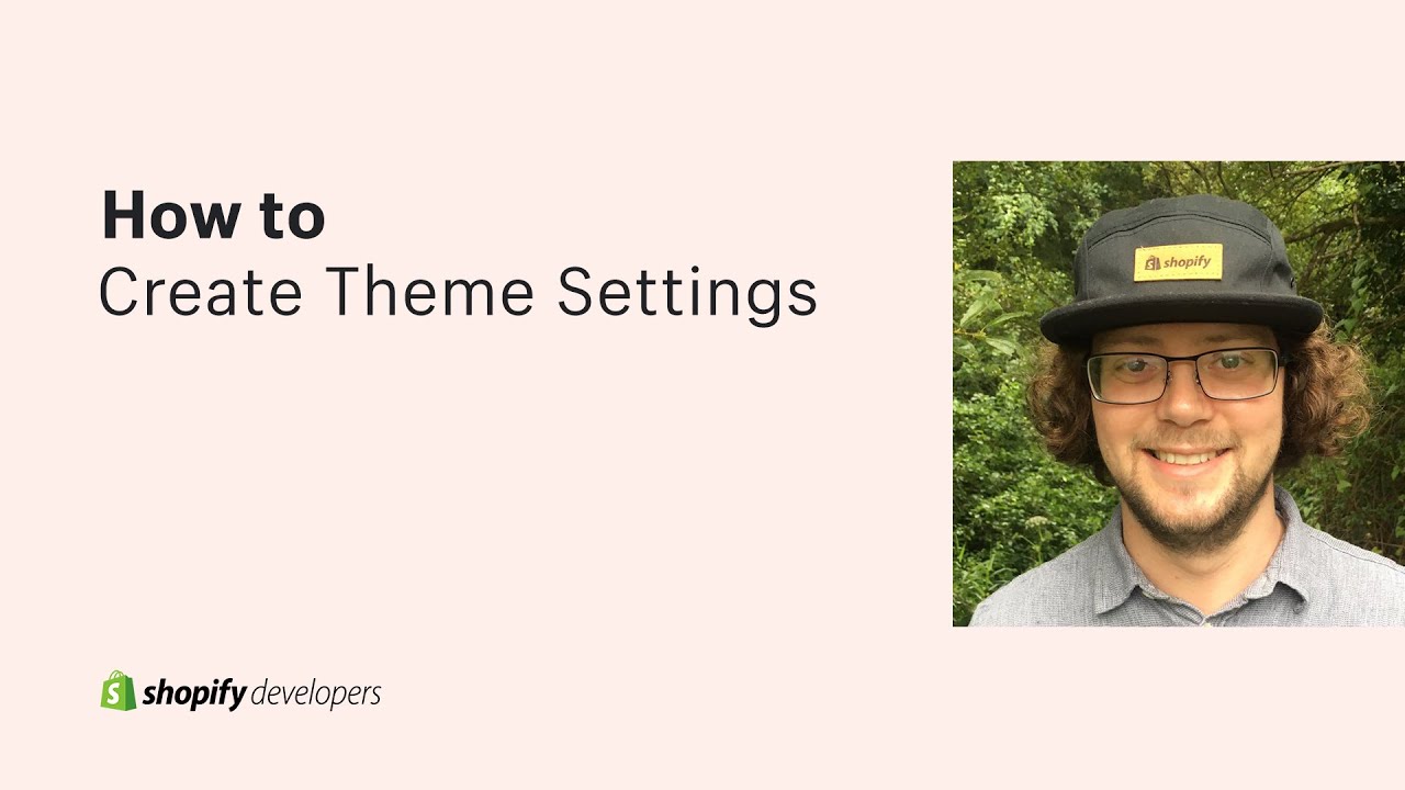 How To Create Theme Settings Youtube