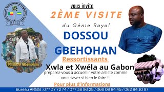 2EME VISITE DE L'ARTISTE DOSSOU GBEHOHAN AU GABON/BENIN-GABON,ARGG/LIBREVILLE/PORT-GENTIL