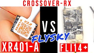 📡 XR401-A Proximity Range Test VS Fli14+  📶 Crossover-RX Micro Quadcopter Receiver Flysky AFHDS-2A