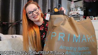 HUGE Primark Try On Haul|NEW IN January