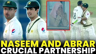 Naseem Shah & Abrar Ahmed's Crucial Partnership | Pakistan vs New Zealand | Test | PCB | MZ2A