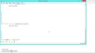 015 Learn python and ruby programming :- For Loops