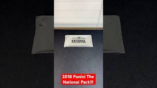 Opening 2018 Panini The National Pack Shohei Ohtani Rookie RC Relic Pulled $60 #baseballcards #mlb