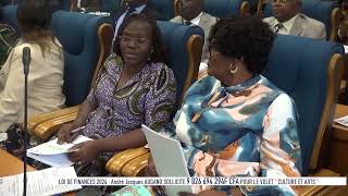 Assemblée nationale: Audition du Ministre de la Culture, de la Jeunesse, des Sports et des Arts.