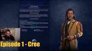 Civ 6 CREE Ep 1 ll POUNDMAKER BLESSED START