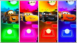 McQueen🆚Cars 3 Mater🆚Evil Lightning McQueen🆚Cruz Ramirez🎶Tiles Hop EDM Rush Who Is Best🎯 #1