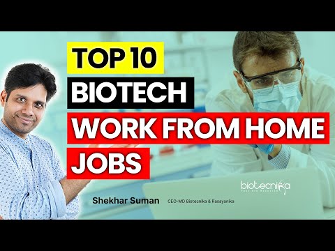 TOP 10 Work From Home Biotech Jobs – Exclusive – Must Check Out #wfh #biotechnology #remotework