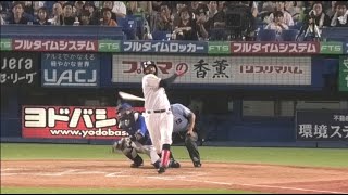 -2023.08.19-【NPB】８回裏 木下拓哉 サンタナのバットが後頭部を直撃!! 交代も大事に至らず... 中日ドラゴンズ（vs東京ヤクルト）