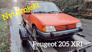 Det nye projekt - Peugeot 205 XRI 1,4 fra 1990.