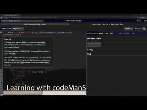 Learn2code | FreeCodeCamp (New) Responsive Web Design - Building A Quiz ...