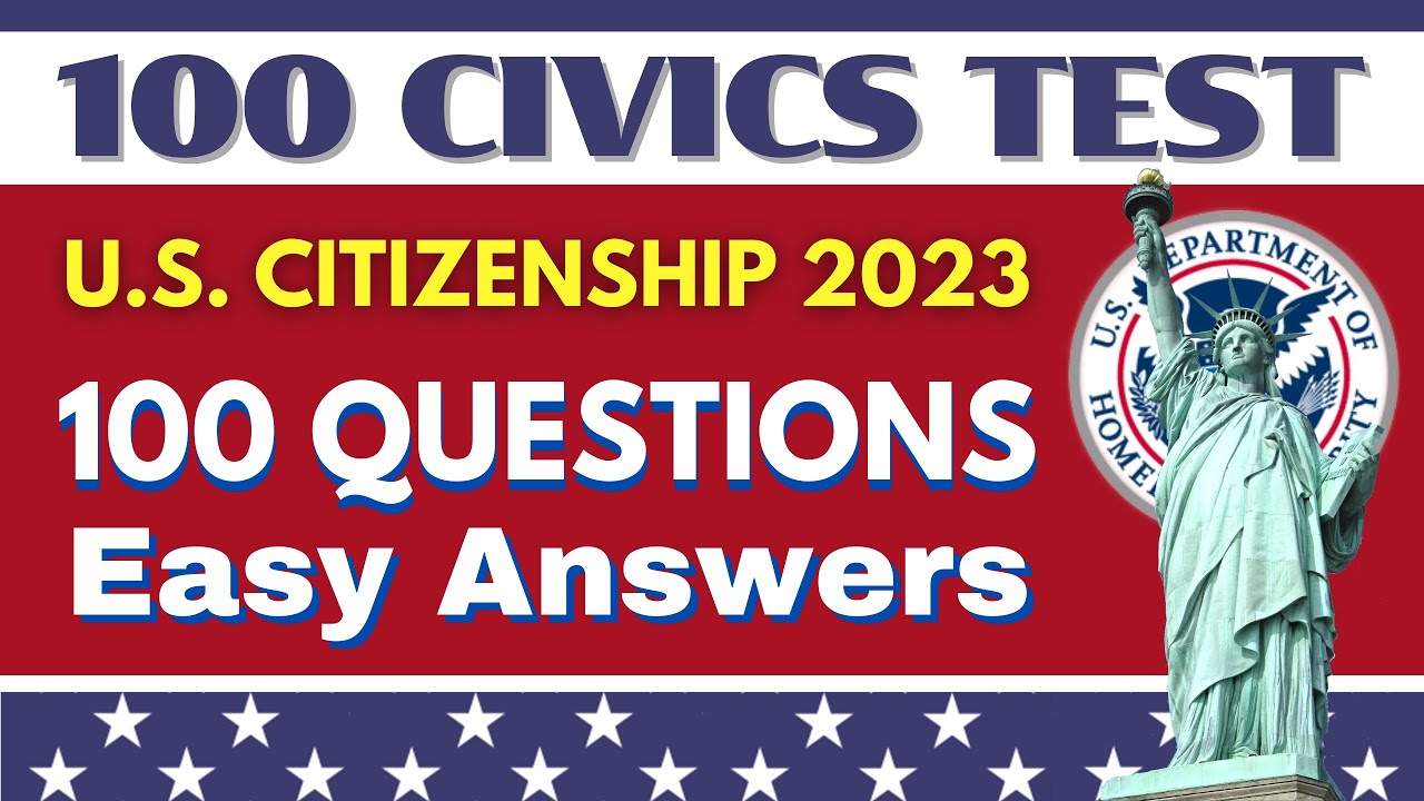 Official 100 Civics Test For US Citizenship Interview And ...