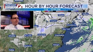 WPRI 12 Weather Now 1/14/25:  Colder today with more wind